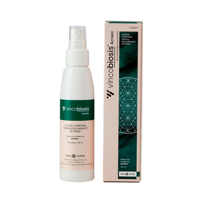 Vincobiosis Loción Corporal en Spray Dermoequilibrante Acneic 125 ml