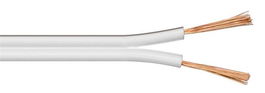 MicroConnect Cable de Altavoz 50m 2x2,5mm² Blanco