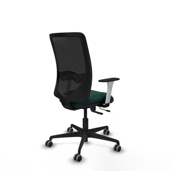 PIQUERAS Y CRESPO Silla de oficina Zulema Verde botella y Negro