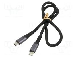 LogiLink Cable USB-C 3.2 Gen2x2 20 Gbps 240W 0.5m Negro