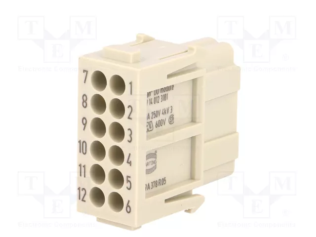 HARTING Han-Modular® Módulo Hembra de 12 Pines