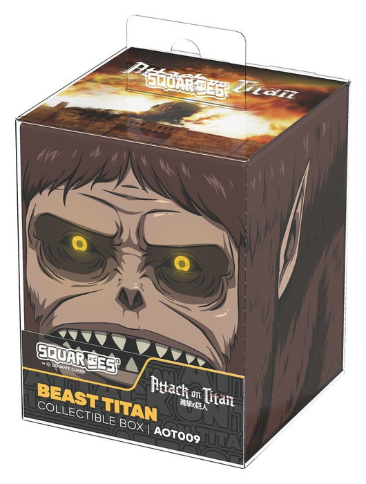 Squaroes Attack on Titan AOT009 Beast Titan Case de Cartas Proteccion de TCG