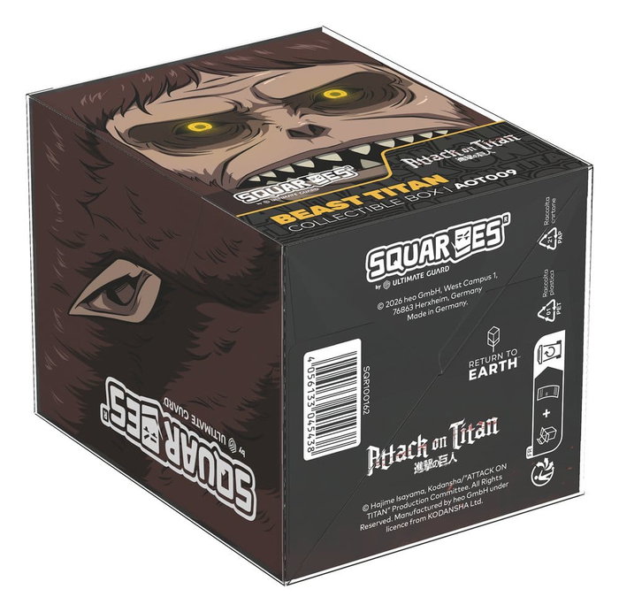 Squaroes Attack on Titan AOT009 Beast Titan Case de Cartas Proteccion de TCG