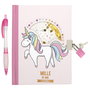 Jeux 2 momes Diario Unicornio con Bolígrafo y Candado, 112 Páginas
