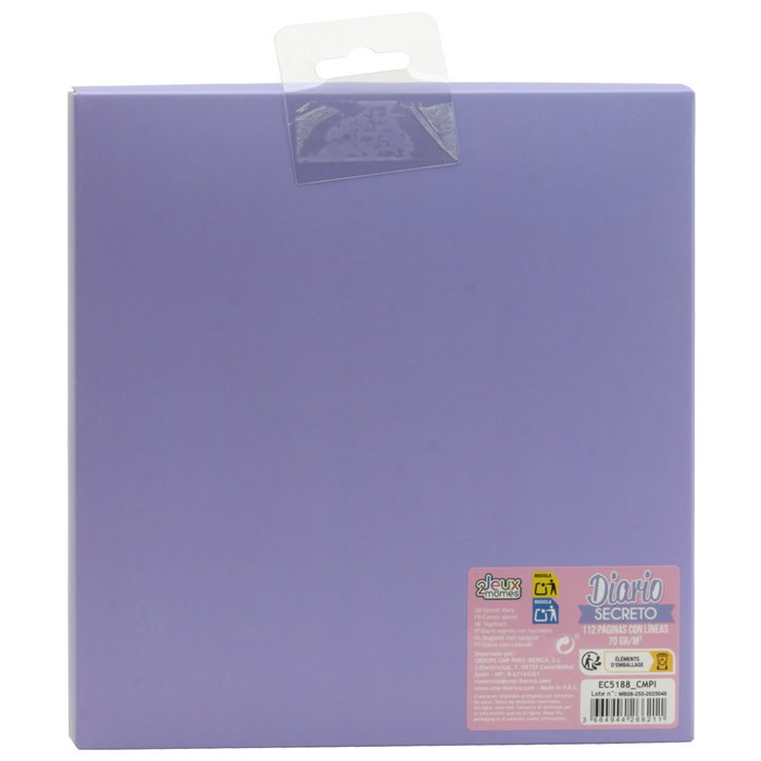 Jeux 2 momes Diario Unicornio con Bolígrafo y Candado, 112 Páginas Jeux 2 momes Diario Unicornio con Bolígrafo y Candado, 112 Páginas