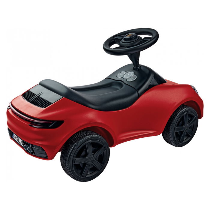 Simba-Dickie Baby Correpasillos Porsche 911, Rojo/Negro, Plástico, para Niños 1 a 5 años, 4 Ruedas, BIG 800056353, Hecho en Alemania
