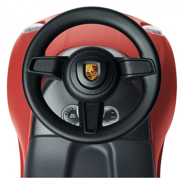 Simba-Dickie Baby Correpasillos Porsche 911, Rojo/Negro, Plástico, para Niños 1 a 5 años, 4 Ruedas, BIG 800056353, Hecho en Alemania