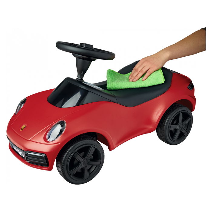 Simba-Dickie Baby Correpasillos Porsche 911, Rojo/Negro, Plástico, para Niños 1 a 5 años, 4 Ruedas, BIG 800056353, Hecho en Alemania