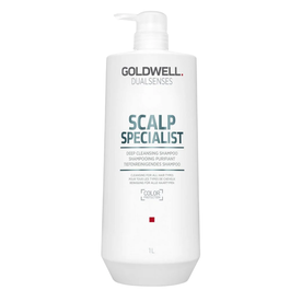 Goldwell SCALP SPECIALIST Deep Cleansing Shampoo Champú Purificante para Cuero Cabelludo Sensible y Cabello Debilitado 1000 ml