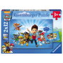Ravensburger Puzzle Patrulla Canina Paw Patrol 2 x 12 piezas con mini póster
