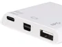 Equip Adaptador 3 en 1 USB-C a Mini DisplayPort, USB-A y USB-C PD Blanco 133463
