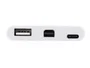 Equip Adaptador 3 en 1 USB-C a Mini DisplayPort, USB-A y USB-C PD Blanco 133463