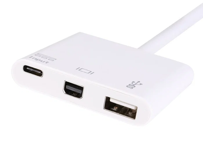 Equip Adaptador 3 en 1 USB-C a Mini DisplayPort, USB-A y USB-C PD Blanco 133463 Equip Adaptador 3 en 1 USB-C a Mini DisplayPort, USB-A y USB-C PD Blanco 133463