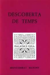 MOLL EDITORIAL, DESCOBERTA DE TEMPS, Montserrat Manent