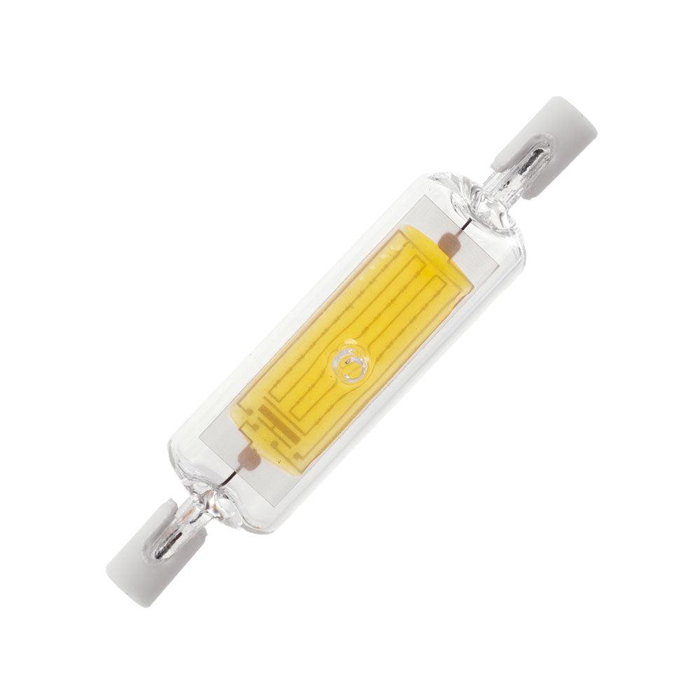 Bombilla LED R7S 6W 600Lm 6000K Luz Fría 360º 80mm Silicona 40.000h Duración. Reemplazo Halógeno Lineal CA-R7S-360-6W-78-CW