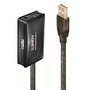 Lindy Hub USB 2.0 42635 con 4 puertos y 10 m de cable, Gris