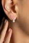 Heliophilia Silver Pendientes ELKAB92011G de Plata de Ley 925 Hipolergénicos y Resistentes al Deslustre