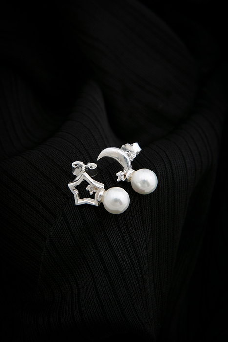 Heliophilia Silver Pendientes ELKAB92011G de Plata de Ley 925 Hipolergénicos y Resistentes al Deslustre
