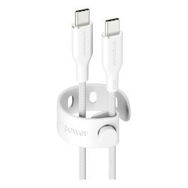 PanzerGlass empower™ Racing Cable USB-C to USB-C 240W 2M USB 2.0 Blanco