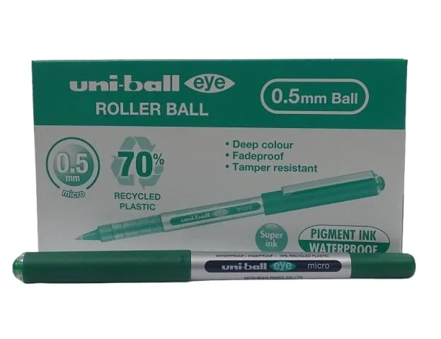 Uniball Rotulador Roller UB-150E Micro Eye Verde 0,5 mm