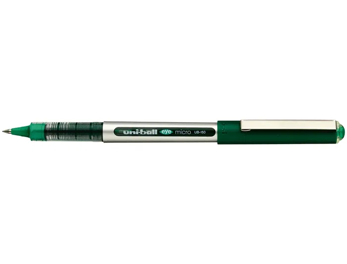 Uniball Rotulador UB-150E Roller Micro Eye Verde 0,5 mm Trazo 0,3 mm