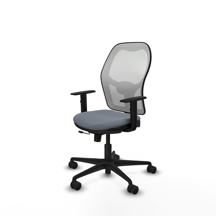 PIQUERAS Y CRESPO Silla de oficina Jorquera Gris y Blanca con mecanismo Sincro/Traslack PIQUERAS Y CRESPO Silla de oficina Jorquera Gris y Blanca con mecanismo Sincro/Traslack