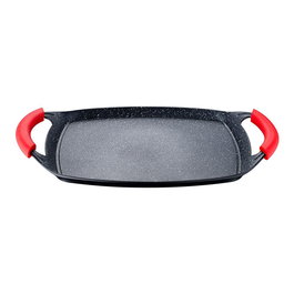 San Ignacio Asador Grill Toledo Aluminio Forjado Inducción Asas Silicona Tacto Suau 37 x 23,5 cm