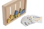 DKD Home Decor Set de 3 Juegos de Mesa de Madera Multicolor