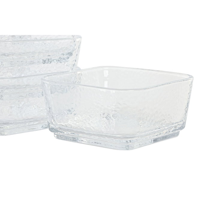 DKD Home Decor Set de Aperitivo de 4 Piezas en Cristal y Acacia 300ml DKD Home Decor Set de Aperitivo de 4 Piezas en Cristal y Acacia 300ml