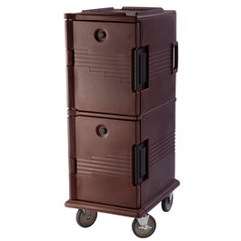 CAMBRO - UPC800-131 - Carro isotérmico GN de doble compartimento Serie Camcarts® - 52 x 69 x 137 cm - Marrón