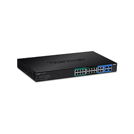 TRENDnet TPE-204US Switch Gestionado 24 Puertos Gigabit PoE/PoE+ 370W