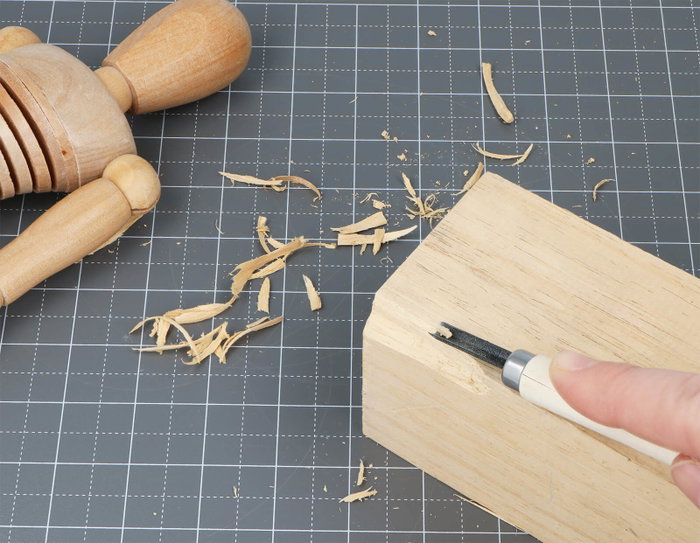 Innspiro Set de 6 herramientas para tallar madera