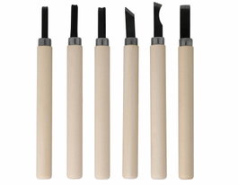 Innspiro Set de 6 herramientas para tallar madera