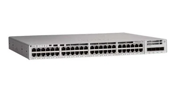 Cisco Catalyst C9200L Conmutador Gestionado L3 48 Puertos Gigabit Ethernet 10/100/1000 Essential Edition PoE+ (740W) Montaje Rack