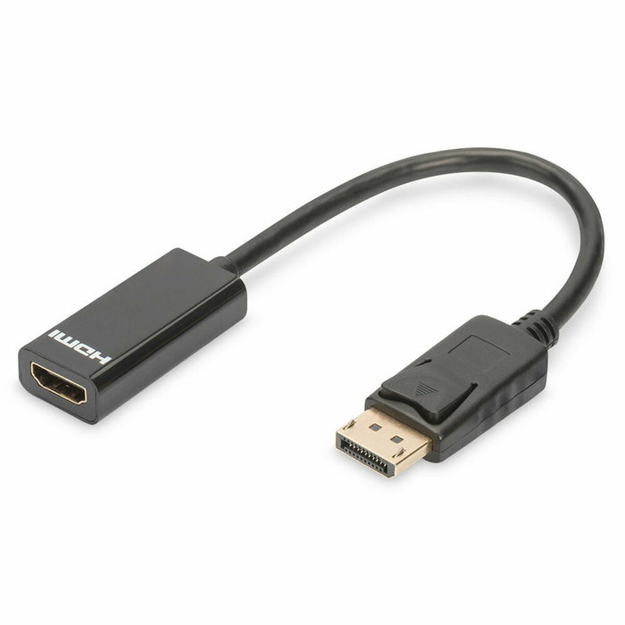 Digitus Adaptador DisplayPort a HDMI 0,15m Negro