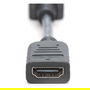 DIGITUS Adaptador/Conversor DisplayPort a HDMI, DA-70832, 0.15m, Negro