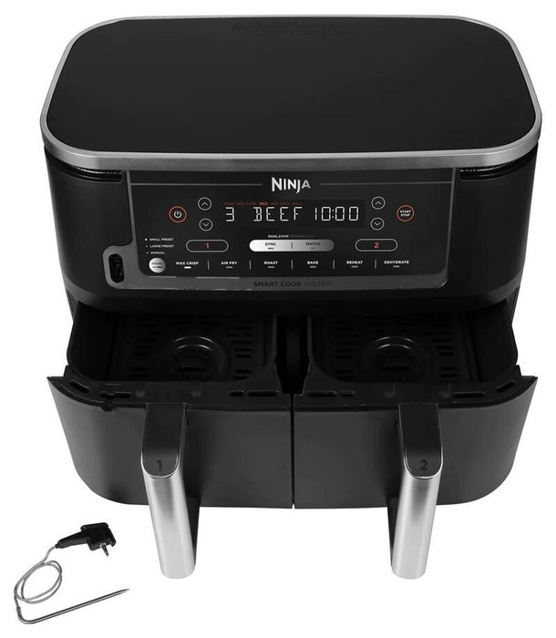 Ninja AF451EU Freidora de Aire 9,5 L Negro Ninja AF451EU Freidora de Aire 9,5 L Negro
