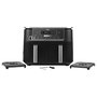 Ninja AF451EU Freidora de Aire Caliente Heißluftfritteuse, 9.5 L, 4 kg de Capacidad, 2470 W, Negro, Control Táctil