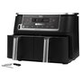 Ninja AF451EU Freidora de Aire Caliente Heißluftfritteuse, 9.5 L, 4 kg de Capacidad, 2470 W, Negro, Control Táctil