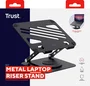 Trust Zeff Soporte para Portátil Plegable y Giratorio Negro