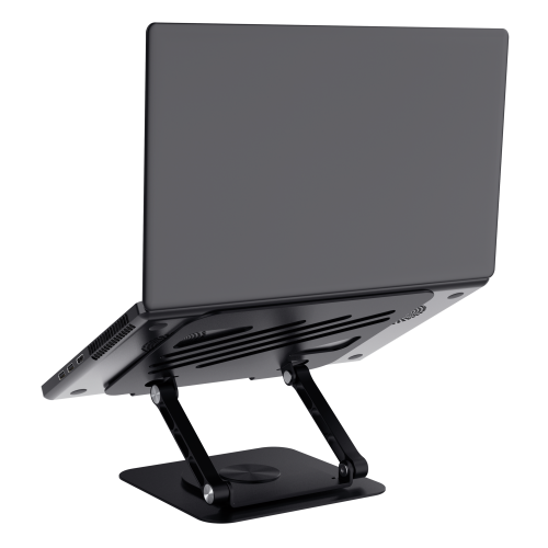 Trust Zeff Soporte para Portátil Plegable Giratorio Negro