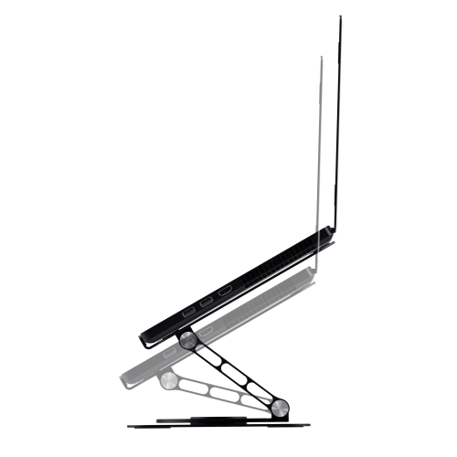 Trust Zeff Soporte para Portátil Plegable Giratorio Negro