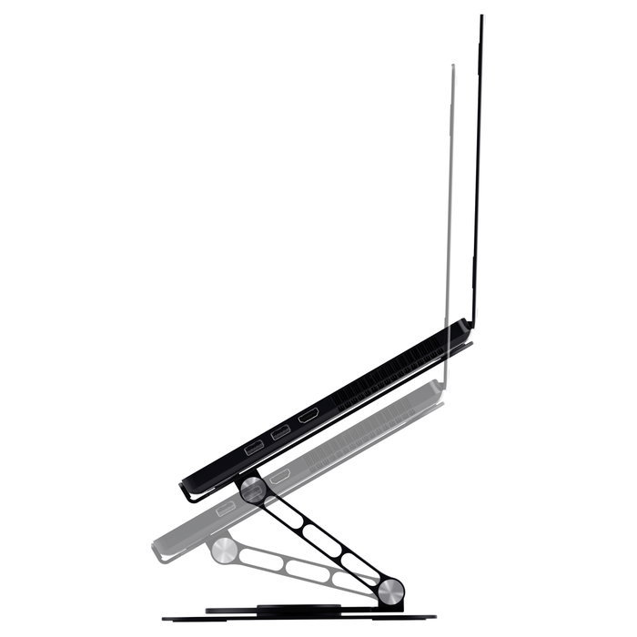 Trust Zeff Soporte para Portátil Plegable Giratorio Negro