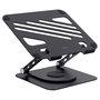 Trust Zeff Soporte para Portátil Plegable Giratorio Negro