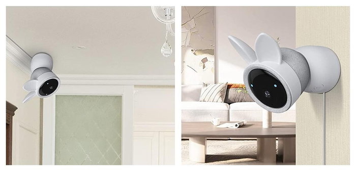 Arenti AInannycam A4 Cámara de Vigilancia WiFi Interior Blanca con Visión Nocturna y Sensor de Temperatura