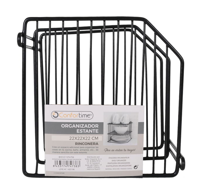 Confortime Estante Rinconera Cocina 22 x 22 x 22 cm (8 Unidades) Confortime Estante Rinconera Cocina 22 x 22 x 22 cm (8 Unidades)