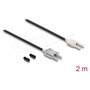 DeLOCK Cable de fibra óptica LWL POF HFBR 4506-4516Z Dúplex a Dúplex 2 m