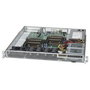 SuperMicro CSE-514-505 Chasis de Servidor en Rack 1U Blanco, Factor de Forma EATX, con Fuente de Alimentación de 500W, para Hogar/Oficina
