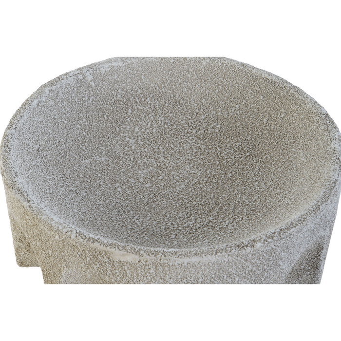 DKD Home Decor Centro de Mesa de Resina Blanco Rugoso 26x26x11 cm