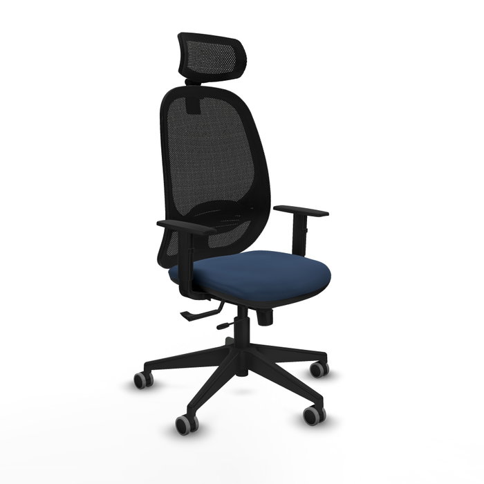 PIQUERAS Y CRESPO Silla de oficina Cilanco Azul marino y Negro PIQUERAS Y CRESPO Silla de oficina Cilanco Azul marino y Negro